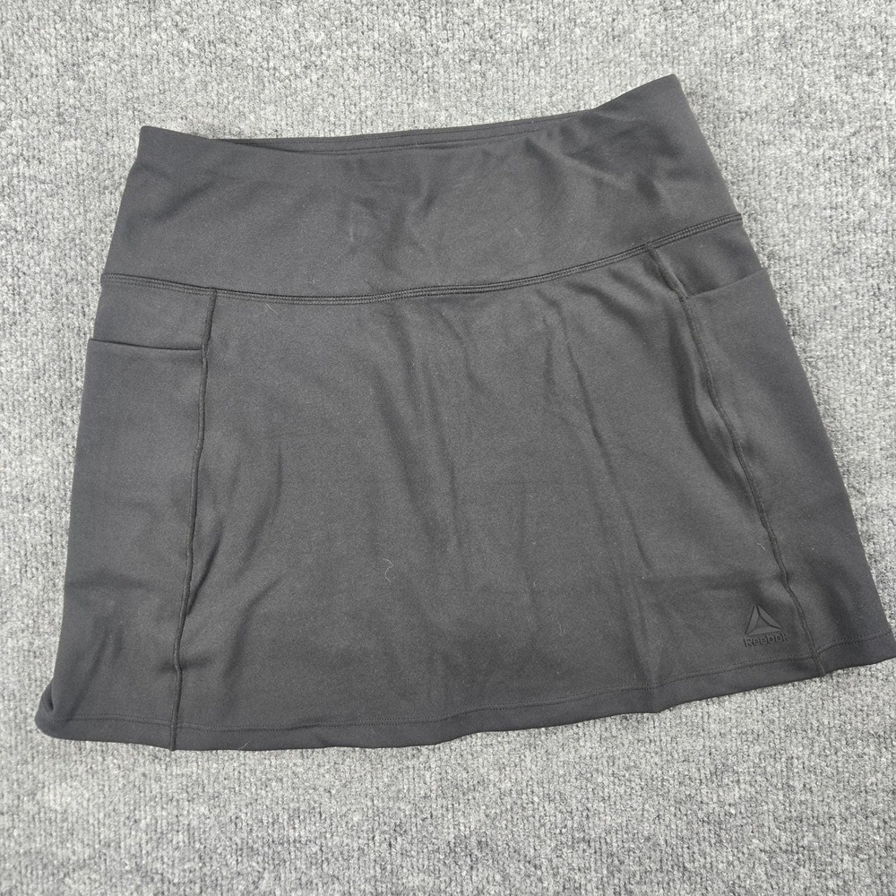 Reebok Athletic Skort Womens Medium Black Pockets Tennis Golf Running